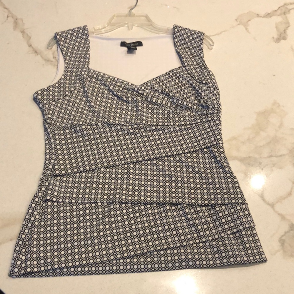 White House Black Market sleeveless top blouse